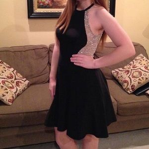 Black formal dress